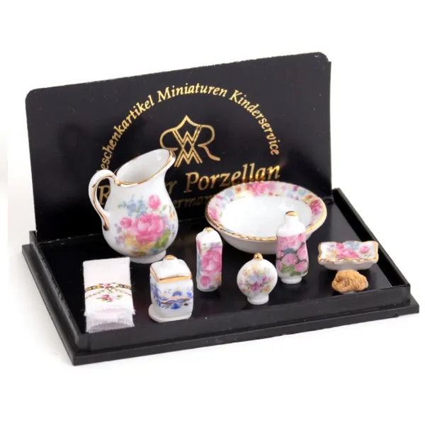 001.618/6 - Bath Accessories "Dresden Rose", miniature
