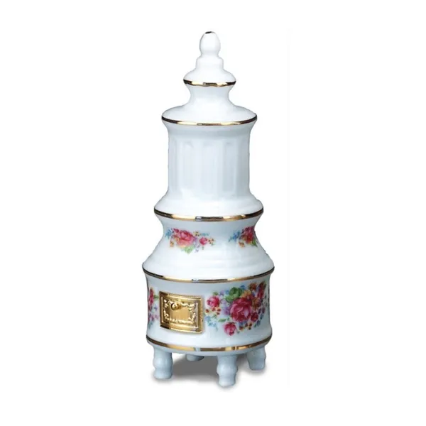 001.773/3 - Porcelain Stove "Dresden Rose", miniature