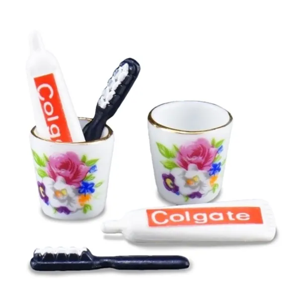 001.709/5 - Toothbrush Cups, 2 Pieces, miniature