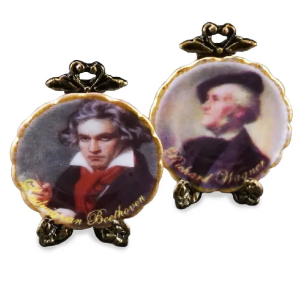 001.400/2 - Wall Plate "Beethoven/Wagner", miniature