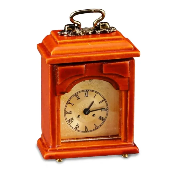 001.670/6 - Wooden Fireplace Clock, miniature