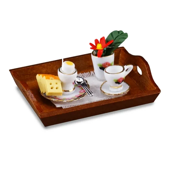 001.317/5 - Breakfast Set "Black Rose", miniature
