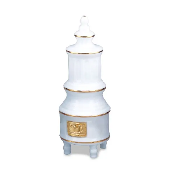 001.773/9 - Porcelain Stove, white, miniature