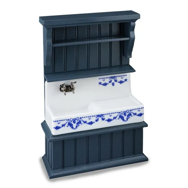 001.841/2 - Kitchen Sink, blue, empty, miniature