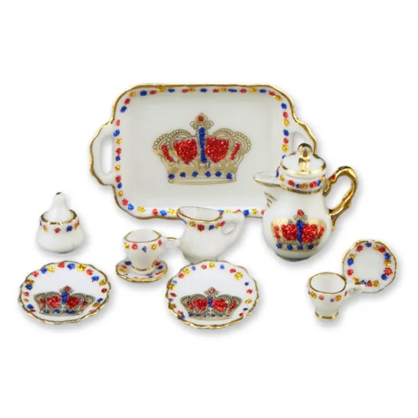 001.335/6 - Coffee Set "Golden Crown", miniature