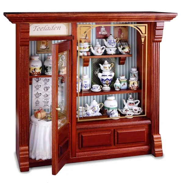001.798/2 - Tea Shop Shadow Box Display, new, miniature