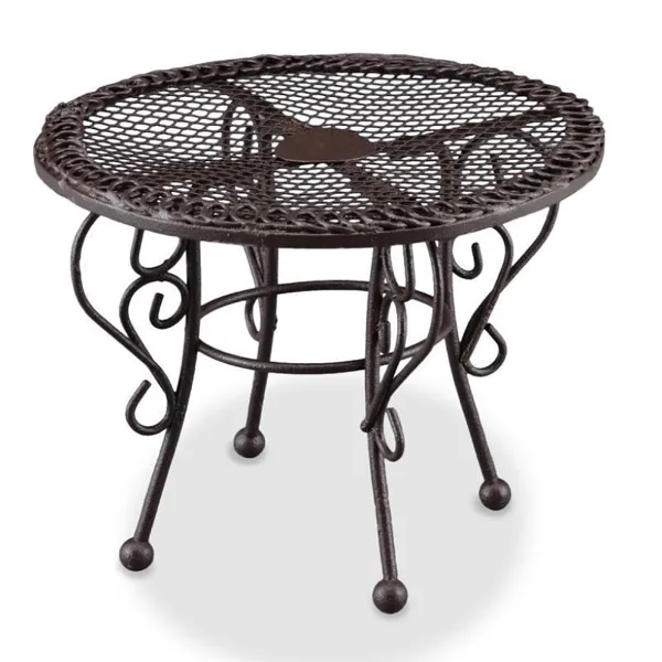 001.808/9 - Metal garden table, empty, miniature
