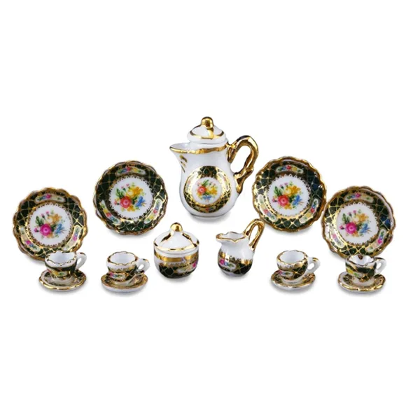 001.354/6 - Coffee Service "Irish", 15 pcs., miniature