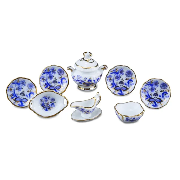 001.397/6 - Dining Service "Blue Onion", miniature