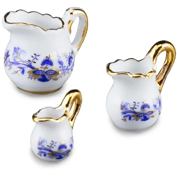 001.450/5 - Milk jugs "Blue Onion", miniature