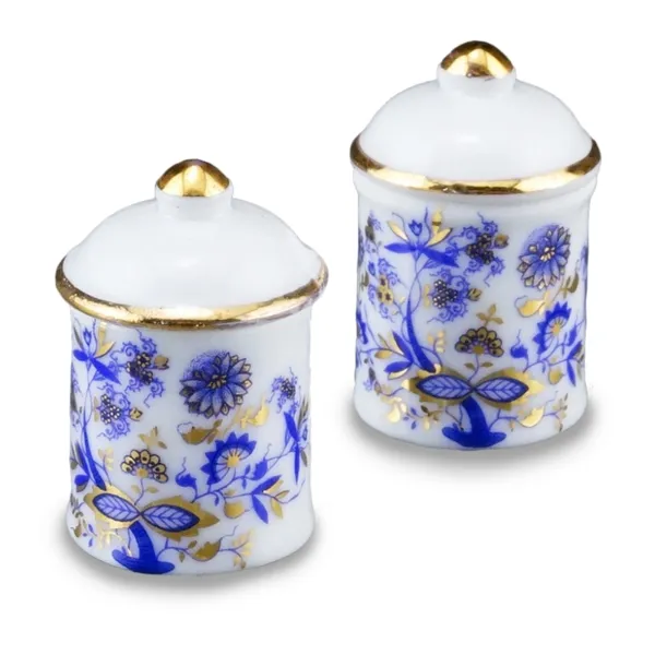 001.481/5 - Storage cans "Blue Onion", miniature