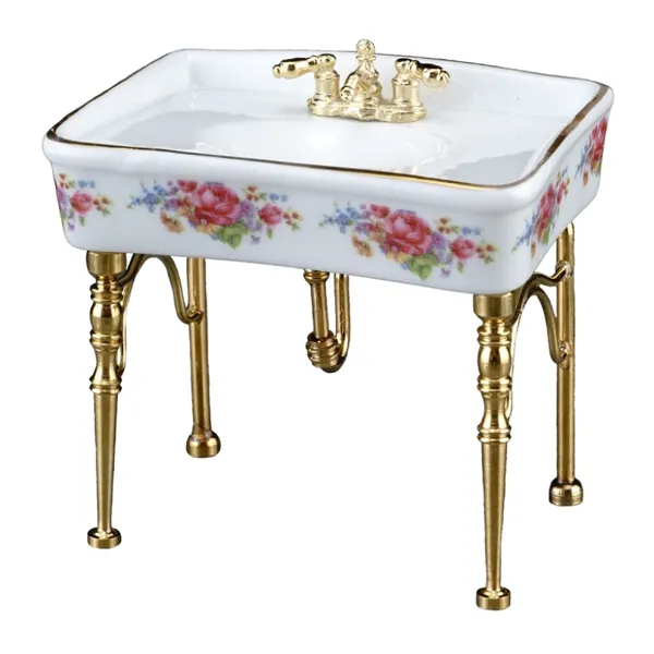 001.734/3 - Washbasin "Dresden Rose", miniature