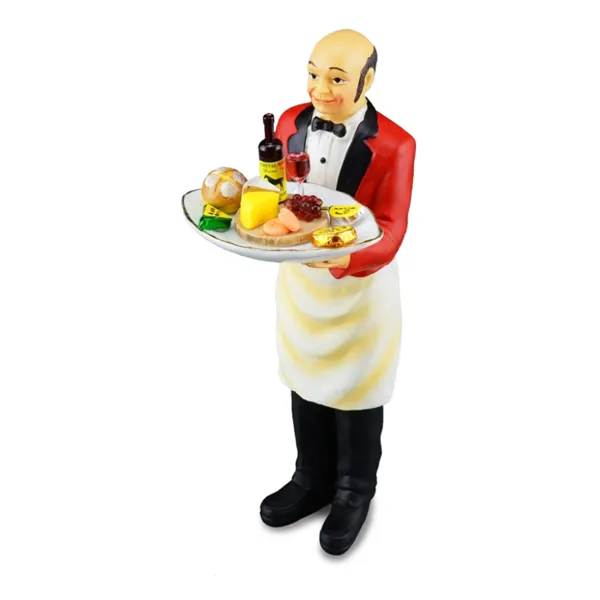 001.782/2 - Butler mit Käseplatte, Miniatur