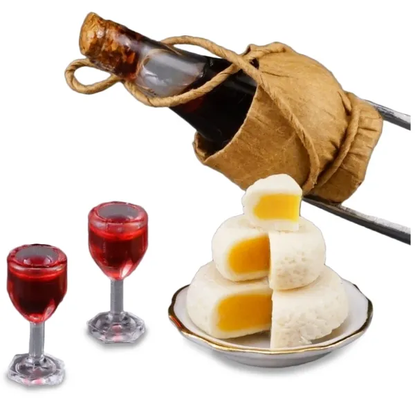 001.782/5 - Chianti and cheese, miniature