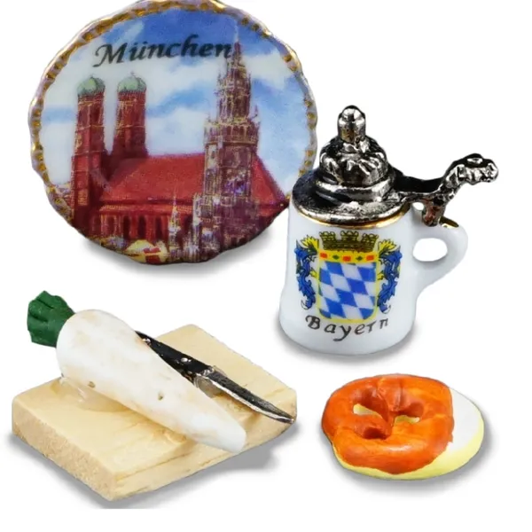 001.810/5 - Munich HB Beer Set, miniature