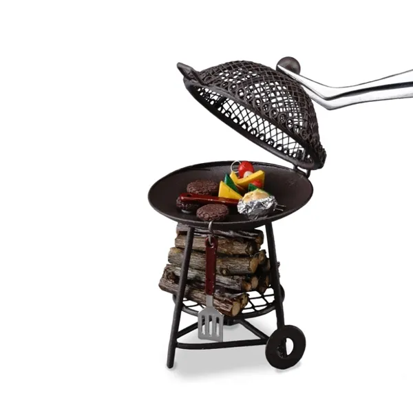 001.817/8 - Decorated barbecue grill, miniature