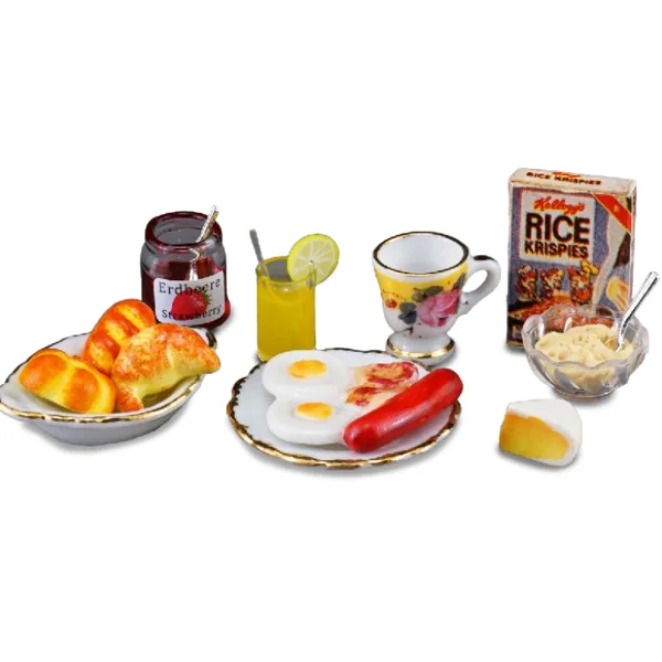 001.836/6 - American breakfast, miniature