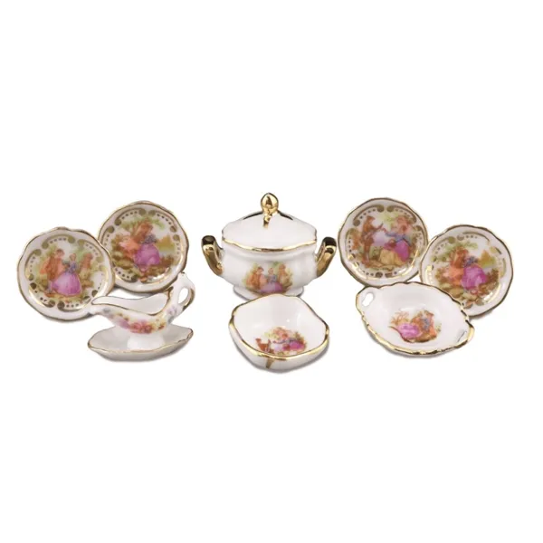 001.387/6 - Dinner set "Baroque", miniature