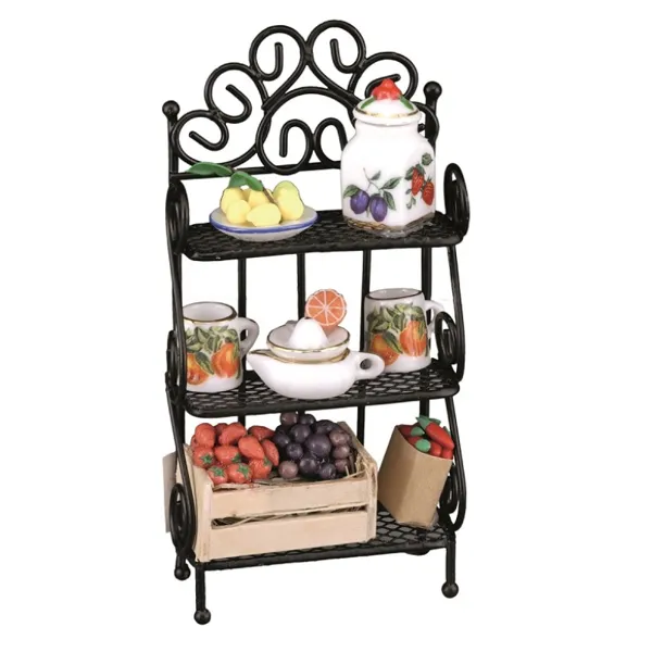 001.477/0 - Kitchen shelf filled, miniature