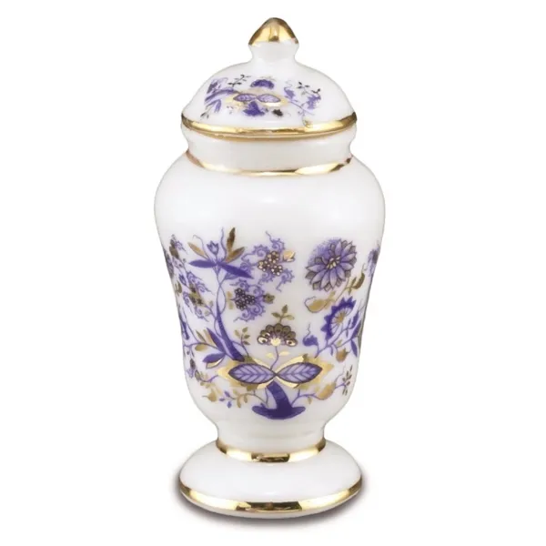 001.483/5 - Lidded vase "Blue Onion", miniature