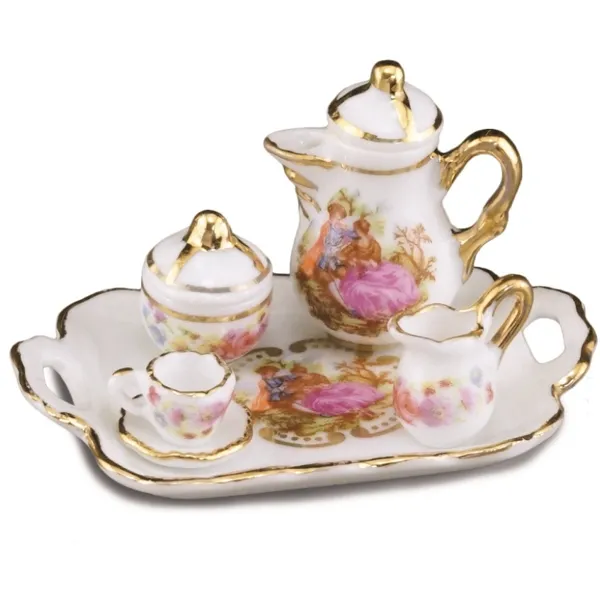 001.665/5 - Coffee set "Baroque", miniature