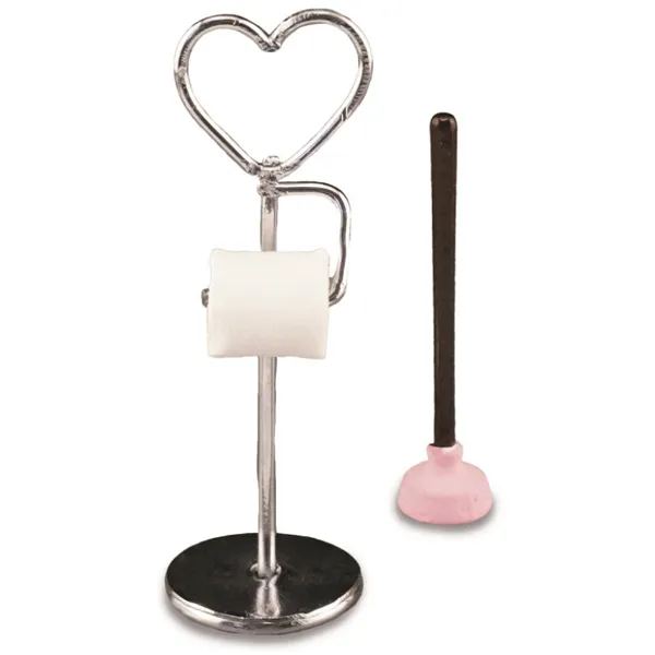 001.722/6 - Toilet paper dispenser "heart", miniature