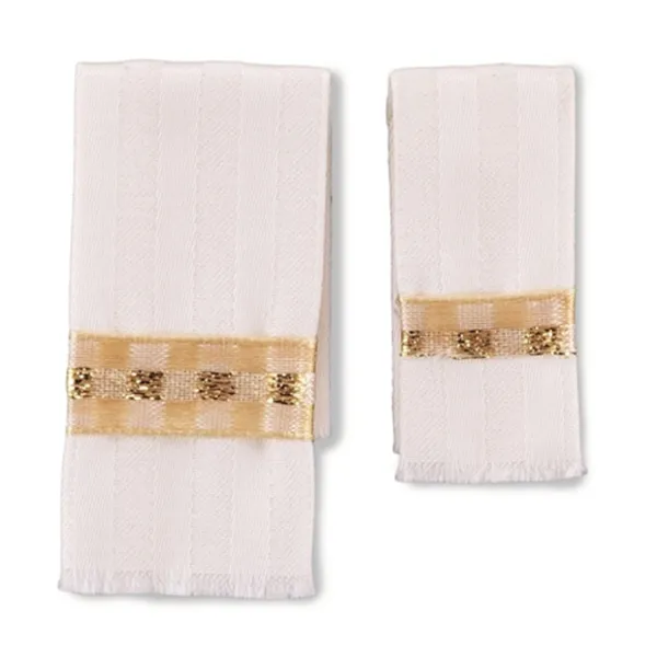001.769/5 - Towel set brown/gold, miniature