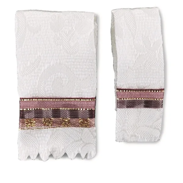 001.771/5 - Towel set white/burgundy, miniature