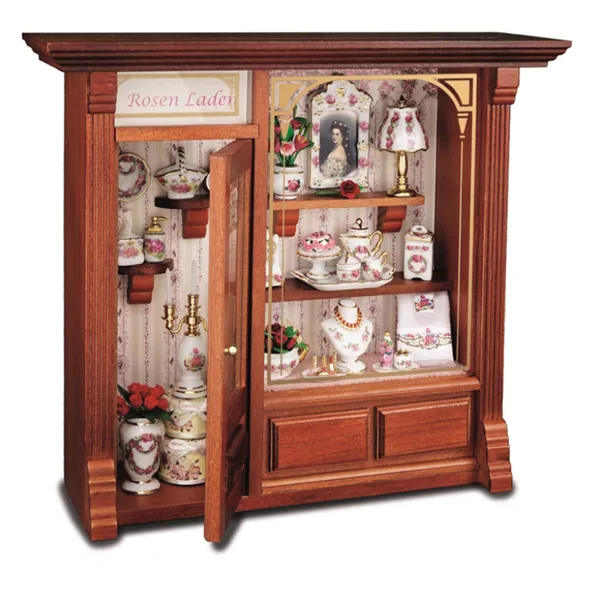 001.798/3 - Shadow box display "Rose Shop", miniature