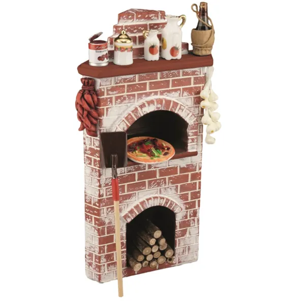 001.857/2 - Pizza oven, decorated, miniature