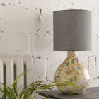 LGH0585 - Glass table lamp with lampshade GALAXY II