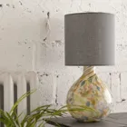 LGH0584 - Glass table lamp with lampshade GALAXY II
