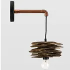 LGH0244 - Wall lamp SHINGLE copper/wood