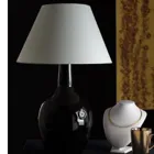 LGH0074 - Glass table lamp RAFAELLO black
