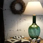 LGH0071 - Glass table lamp RAFAELLO turquoise