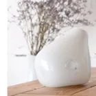 AGL0280 - Glass vase DROP small white