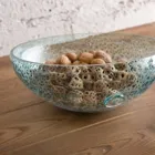 AGL0201 - Glass bowl DANCING turquoise