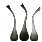 AGL0153 - Glass vase SWAN medium gray