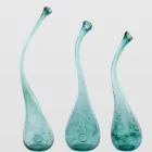 AGL0141 - Glass vase SWAN big turquoise