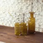 AGL0120 - Glaskaraffe COLLAR honig
