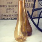 AGL0110 - Glass vase STALACTITE honey