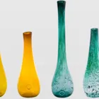 AGL0101 - Glass vase STALACTITE BIG turquoise