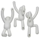 318165-660 - BUDDY wall hook (3) Assortment, white