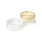 1013238-104 - TESORA Storage Jewelry Box Glass/Brass