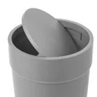 023269-918 - TOUCH Trash can with lid, gray