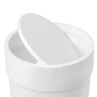 023269-660 - TOUCH Trash can with lid, white