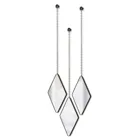 358777-040 - DIMA Diamond Mirrors, set of 3, black