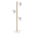 1013880-668 - FLORISTAND Freistehender Blumentopfhalter, weiß
