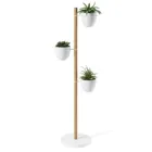 1013880-668 - FLORISTAND Freistehender Blumentopfhalter, weiß