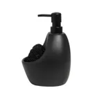 330750-040 - JOEY Soap Pump with scrubby caddy, black